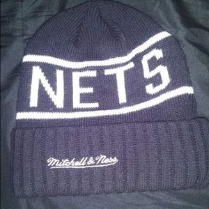 Mitchell & Ness : Beanie For Nets Aficionado